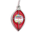 Red Stained Glass Effect Ornament